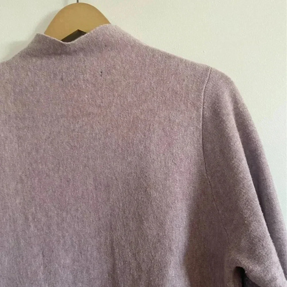 Tahari Mauve Mock Turtleneck Sweater - Picture 11 of 13